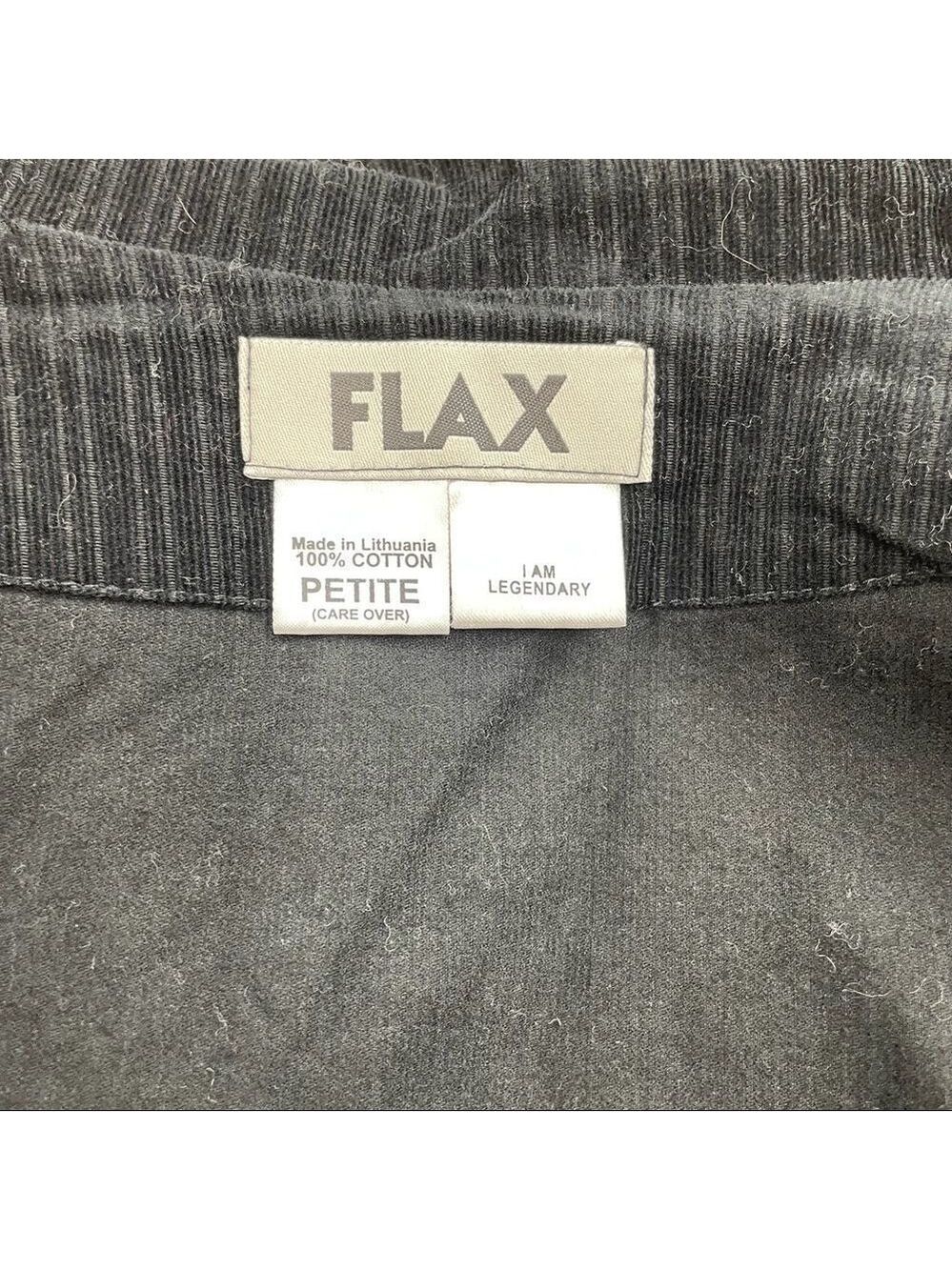 FLAX Velvet Striped Button Down Blazer Jacket - Picture 6 of 6